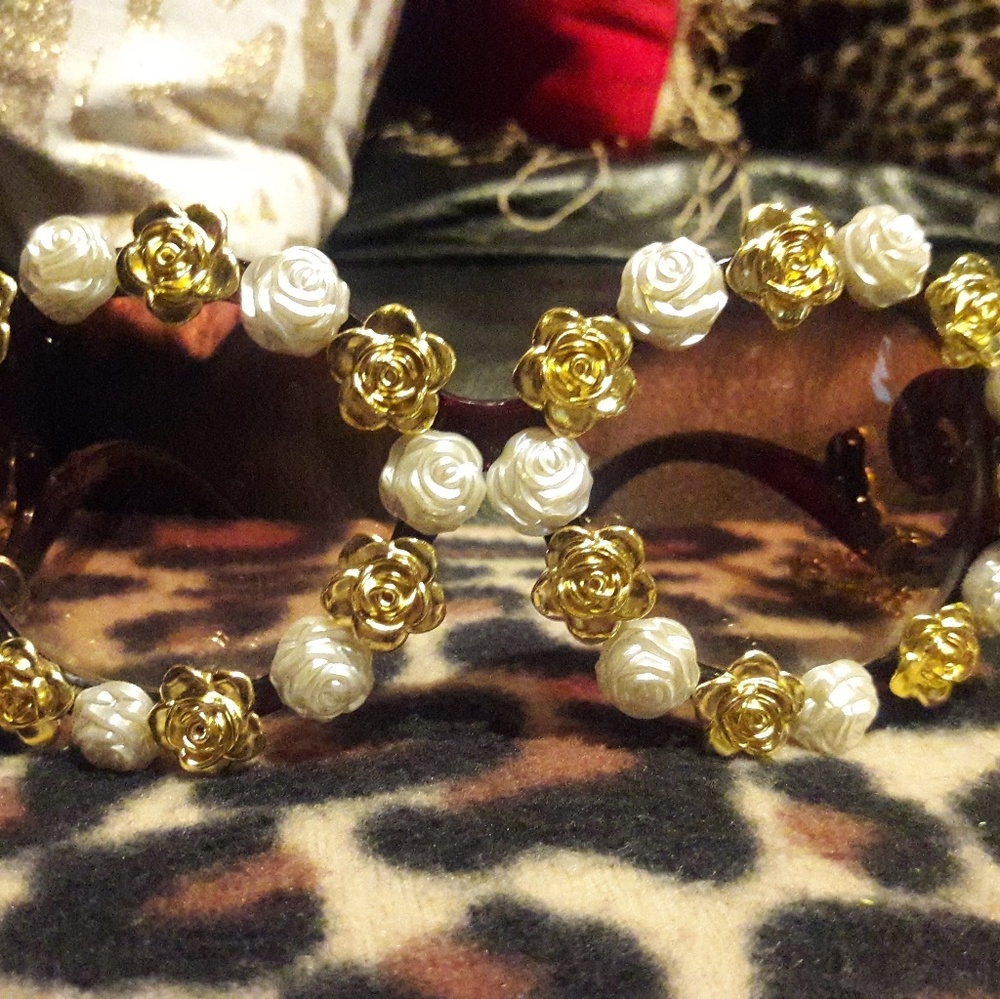 Handcrafted "FLOWERS" Designer Sunglasses